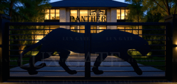 Panther exclusive modern luxury driveway gate with premium finish
