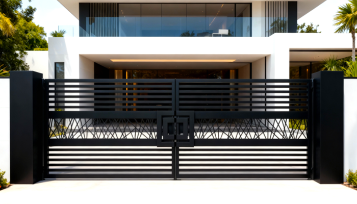 Premium Mod Lux Estate gate featuring contemporary estate design