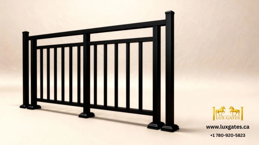 Deck Rail Welded Aluminum Railing in Edmonton: Built for Harsh Weather Conditions