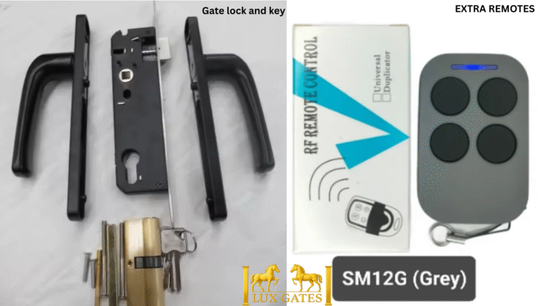 Lux Gates Accessories in Edmonton: Extra Remotes & Gate Lock and Key Solutions