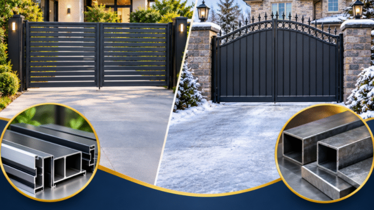 Aluminum vs. Steel Gates: Key Benefits for Canadian Properties